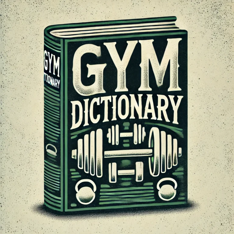 gym dictionary book